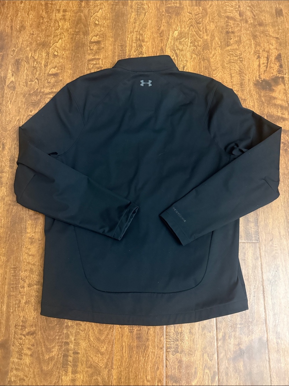 Under Armour Black Vertical Logo Full-Zip Performance Jacket - Picture 11 of 16
